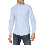 Jack & Jones JACK&JONES JJEOXFORD Shirt L/S S21 Noos Chemise, Cashmere Blue/Fit:Slim FIT, XS pour des Hommes