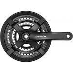 Shimano FC-TY501 P&eacute;dalier 6/7/8 vitesses 48-38-28 dents avec carter de protection, black 170mm P&eacute;daliers