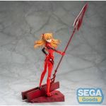 Sega Evangelion : 3.0+1.0 Thrice Upon a Time - Statuette Luminasta Asuka Shikinami Langley x Spear of Longinus 20 cm