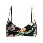 Roxy Haut de bikini PT Beach Classics Wrap noir vert orange femme - L