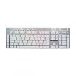 Logitech gaming sans fil ultra-plat G915 X LIGHTSPEED, switchs GL Brown Tactile - PC/Mac - Blanc