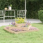 VidaXL Jardinière 83x83x27 cm Bois massif de pin