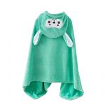 Dam Serviette enfant design lapin. Multi-usages : serviette de bain.