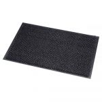 Paperflow Tapis d'accueil en microfibre et polypropylène - 60 x 90 cm - trafic intense - gris
