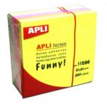 APLI 11596 - Bloc de 250 notes adhésives 51x51 multicolores