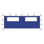 VidaXL Paroi latérale de belvédère avec fenêtres 6x2 m Bleu