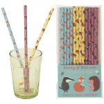 25 pailles Rétro Rusty le renard