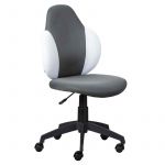 Chaise De Bureau Enfant JESSI Gris foncé/Blanc