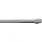 Mobois 2 tringles plates extensibles 30/50cm 4 pitons blanc