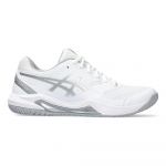 Asics Chaussures De Tennis Femme Multicourt - Gel Dédicate 8 Blanc Argent