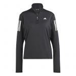 Adidas Veste demi-zip Own the Run - Black, Black - Taille S