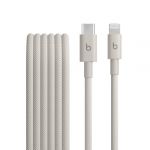 Beats By Dre Câble de charge BEATS tissé USB-C vers Lightning 1M50 Gris écl