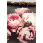 Kare Design Coussin &agrave; franges Pivoines 45x45cm