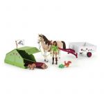 Schleich Les aventures de Sarah au camping - Coffret Horse Club - 42533