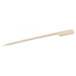 Fackelmann 56636 Pics à brochette, lot de 50 pics en bois pour brochettes, pics pour brochette, Bambou, Beige, 15 x 0,1 x 0,1 cm