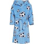 Playshoes Fleece-Bademantel Fu&szlig;ball Peignoir, Bleu (900 Original), FR: 11 Ans (Taille Fabricant: 146/152) Gar&ccedil;on