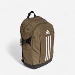 Adidas Sac &agrave; dos unisexe Power - Taille unique, Olive Strata/Blanc, Taille unique