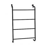 Calicosy Porte serviette noir &agrave; suspendre Noir