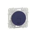 Schneider Electric Odace, prise RJ45 Cobalt, grade 3 (multimédia) cat. 6 STP, à vis (S550476)