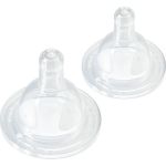 Dodie Tétine Silicone Initiation Col Rond Débit 2 Lot de 2