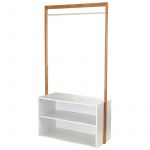 Calicosy Penderie d'entrée avec rangement 171,000000 Bois Clair