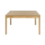 Miliboo Table &agrave; manger carr&eacute;e bois clair L140 cm SYLVA
