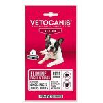 Vetocanis Collier anti-puces et anti-tiques pour petit chien jusqu'à 10 kg - 4 mois de protection