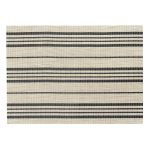 Winkler Set de table en polyester naturel/noir 33 x 45