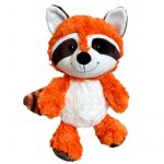 Dam Peluche super doux et moelleux. Design de raton laveur. 53cm.
