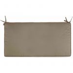 Oviala Coussin d'assise pour banc de jardin (114 x 51,5 cm) - Taupe - Taupe