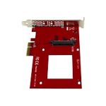 StarTech.com Carte contrôleur U.2 vers PCIe pour SSD U.2 NVMe - SFF-8639 - PCI Express 3.0 x4
