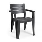 Keter Julie Chaise de Jardin d'extérieur Gris