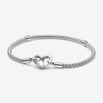 Pandora Bracelet Maille Cloutée Moments - Taille Taille 19