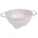 Eda Plastiques Passoire sur pieds - D : 24 cm- plastique - blanc cérusé - Passoire, Tamis