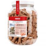 Meradog 600g Goody Snacks saumon, riz pure sensitive snacks MERA pour chien -Friandises pour chien