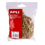 APLI 12857 - Sachet de bracelets caoutchouc Ø 120 x 2 mm - 100 g / env. 140