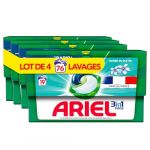 Ariel 3in1 PODS, Lavages Capsules Liquides 19 Lavages, Rosée Du Matin lot de 4