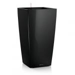 Lechuza Pot Cubico premium Noir brillant L.40xl.40xH.75cm