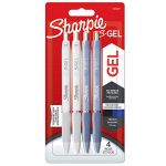 Sharpie 2x2 S-Gel Frost Blue + Pearl White 0 7 mm blue + black