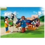 Playmobil 5226 Country - Cal&egrave;che avec famille