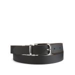Levi's Ceinture fine en cuir r&eacute;versible Noir + Gris - Taille 80 cm;85 cm;90 cm;95 cm