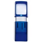 Wedo 271 7503 - Loupe rectangulaire avec éclairage à LED, bleu