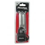 Master Lock Pack Moraillon Acier Trempé 11,5cm 704Eurd + Cadenas Acier Laminé 40mm Couv. Thermoplastique