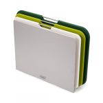 Joseph joseph Planche à découper Nest Large / Set 3 planches + support vert en matière plastique