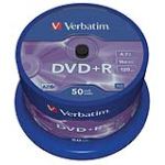 Verbatim 43550 - 50 x DVD+R 4.7 Go 16x Spindle