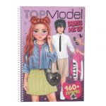 Depesche 13387 TOPModel Rebel Kitty - Livre d'autocollants Dress Me Up avec 20 Pages de Motifs de modèles pré-imprimés à réaliser soi-même, y Compris 7 Feuilles d'autocollants