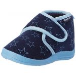 Playshoes Hausschuh Pastell, Chaussons Montants Mixte Enfant, Bleu (Marine 11), 24/25 EU