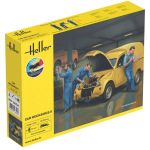 Heller Maquette figurines - 3 m&eacute;caniciens automobile - kit 2 - 1/24