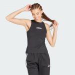 Adidas Débardeur slim coton Essentials Linear