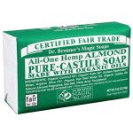 Dr Bronner's Pain de savon amande 140 g